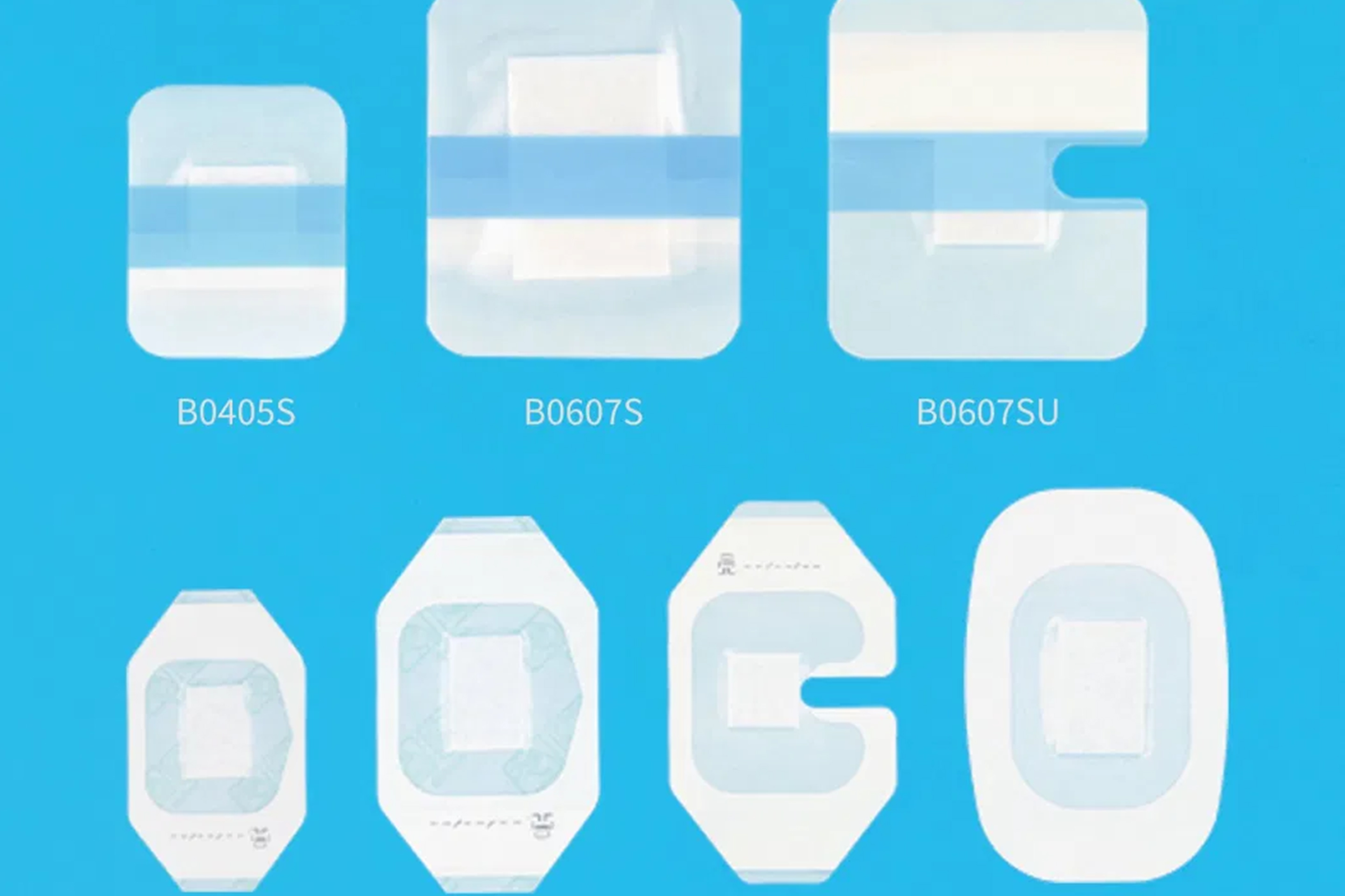 ISO MDR FDA Sterile Transparent Wound Island Dressing