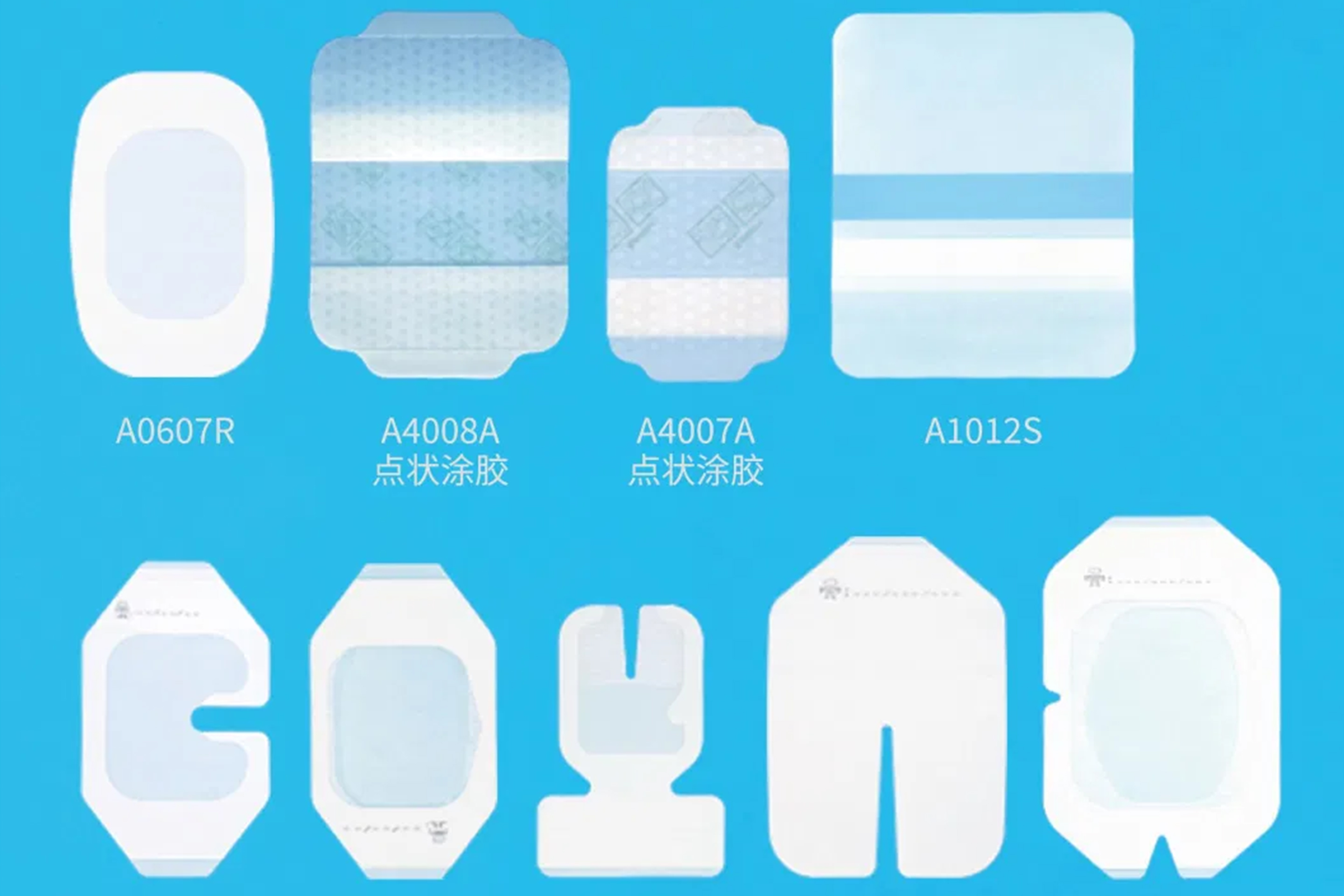 ISO MDR FDA Sterile Disposable Transparent Film Dressing