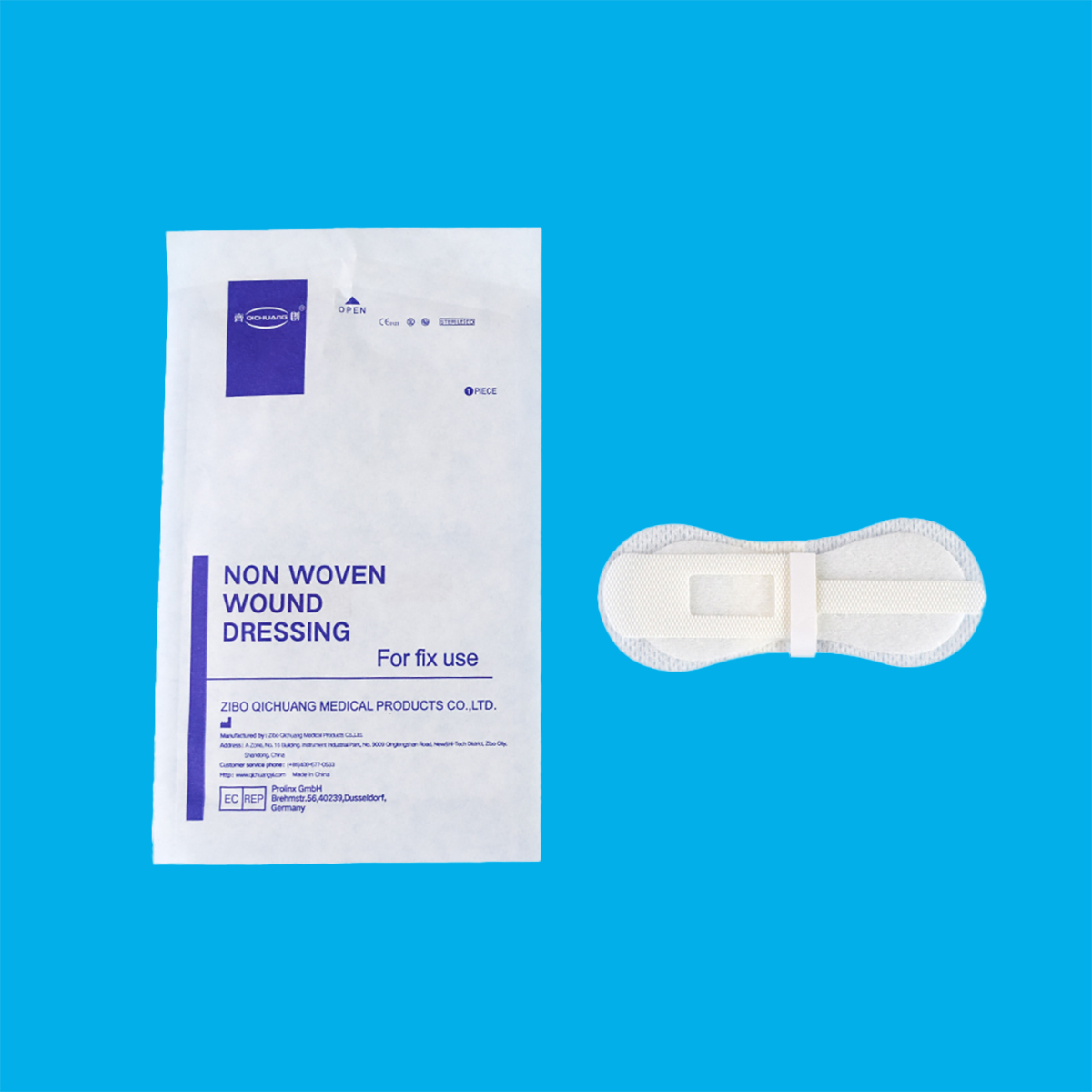 C0309F - ISO MDR FDA EO Skin Friendly Sterile Adhesive Body Surface Catheter  Sterile Stabilization Device