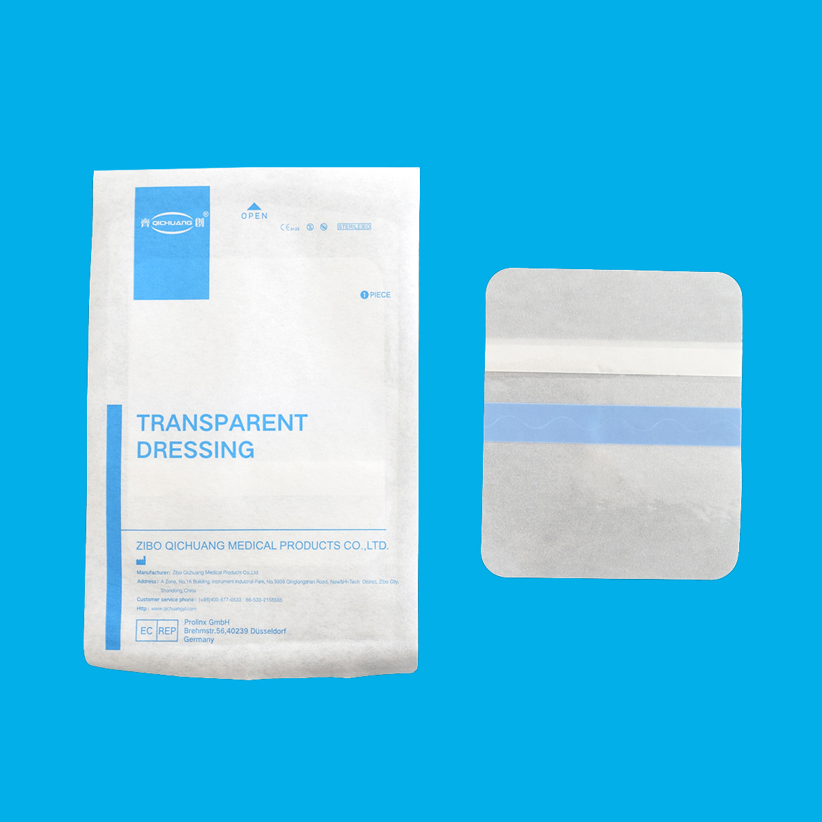 A1012S - ISO CE MDR Transparent Film Dressing /S-Cut type