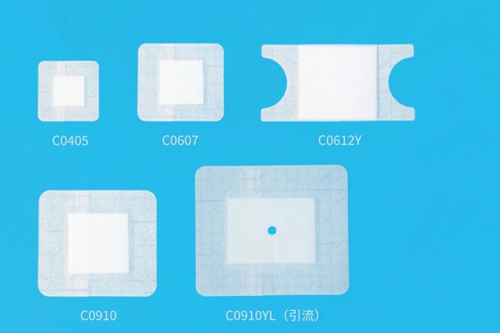 ISO MDR FDA Sterile Non-woven Wound Island Dressing